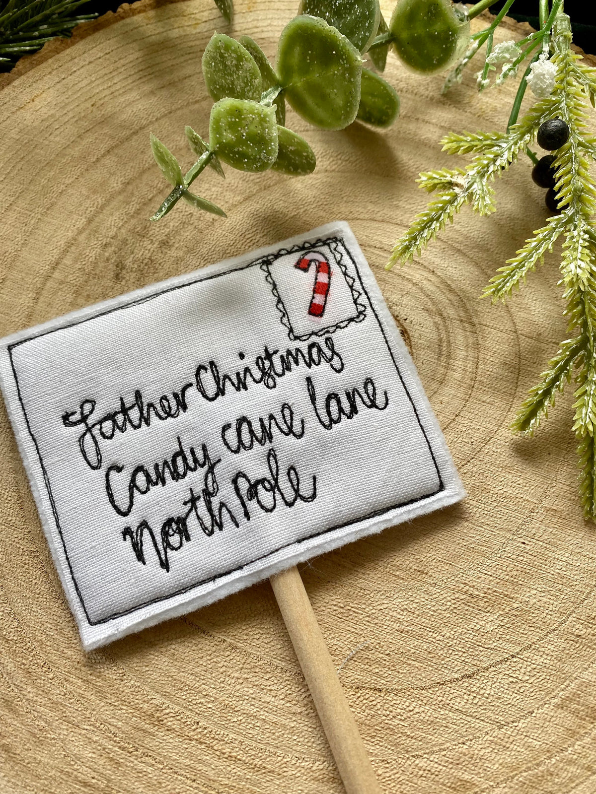 Father Christmas letter christmas decoration christmas cake topper