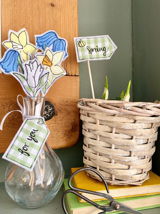 Spring Flowers Personalised Flowers