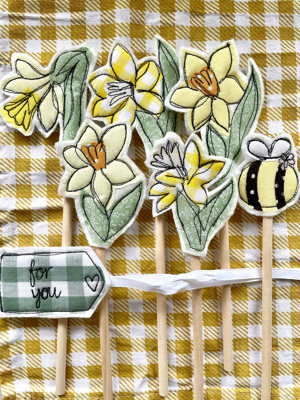 Spring Daffodils Bunch of Flowers Mothers Day Gift
