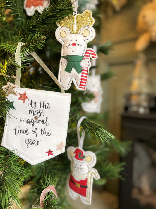 Reindeer mouse personalised decoration