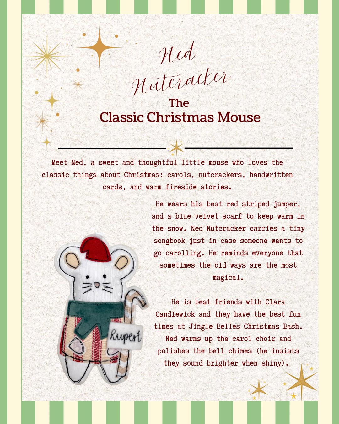 Christmas boy mouse personalised decoration cute christmas