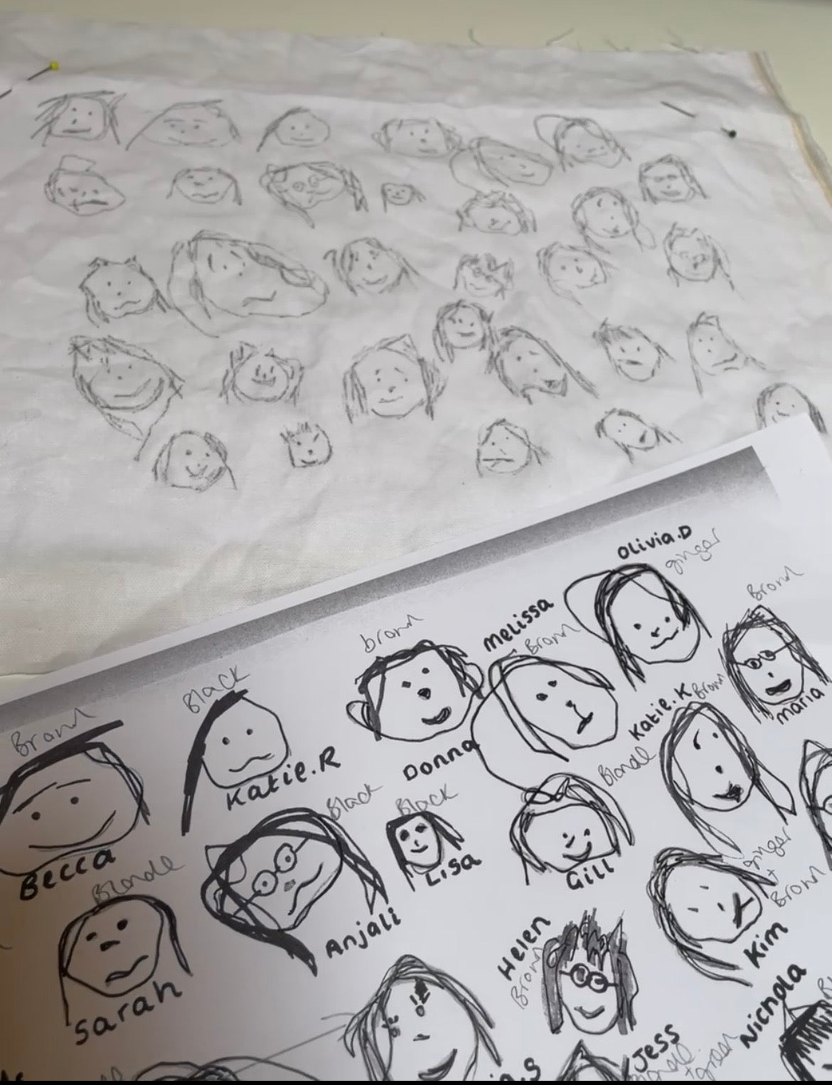 Thank you teacher keepsake kids drawing class picture