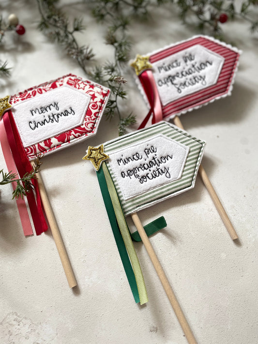 Mince Pie Appreciation Society Flag New for 2026