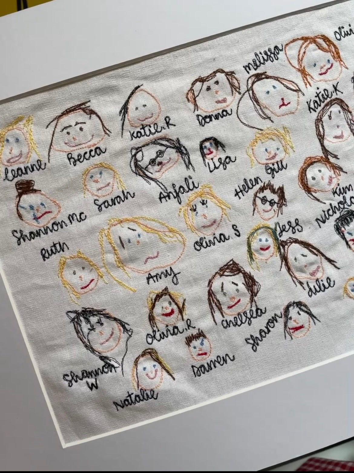 Thank you teacher keepsake kids drawing class picture