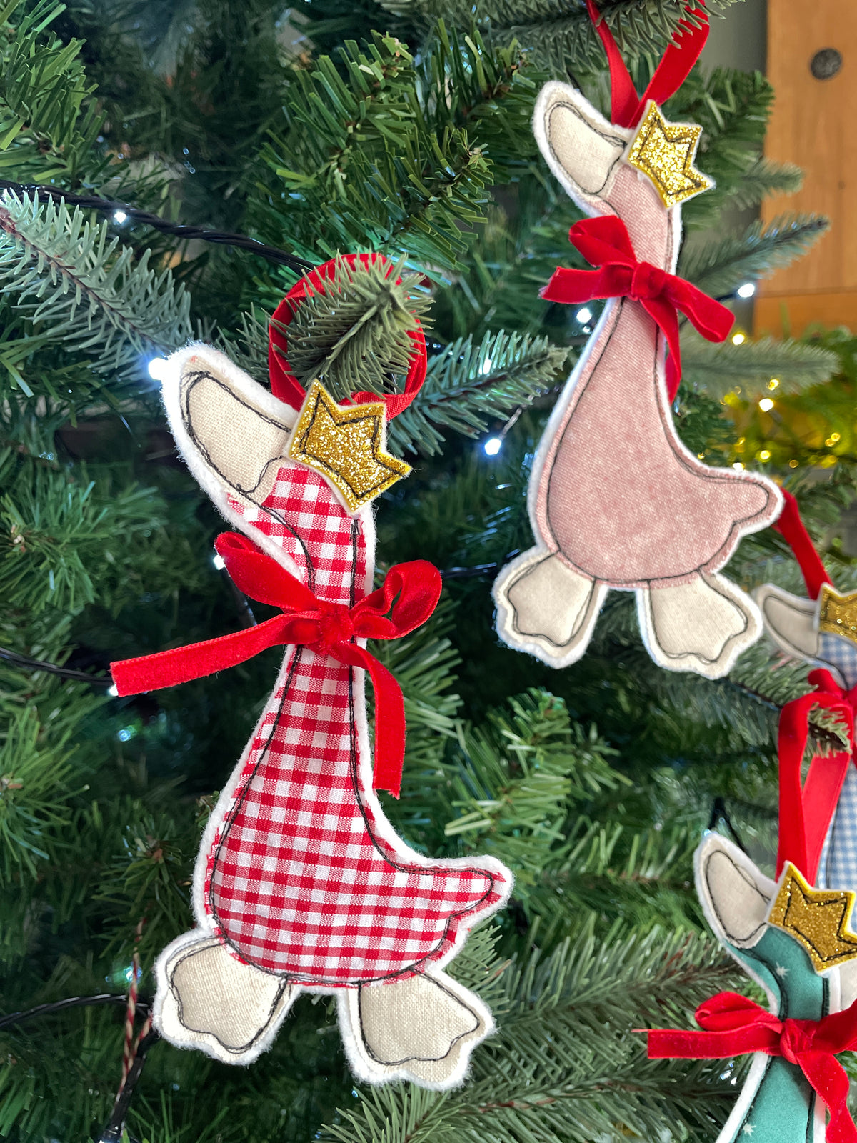 Christmas Goose hanging decoration