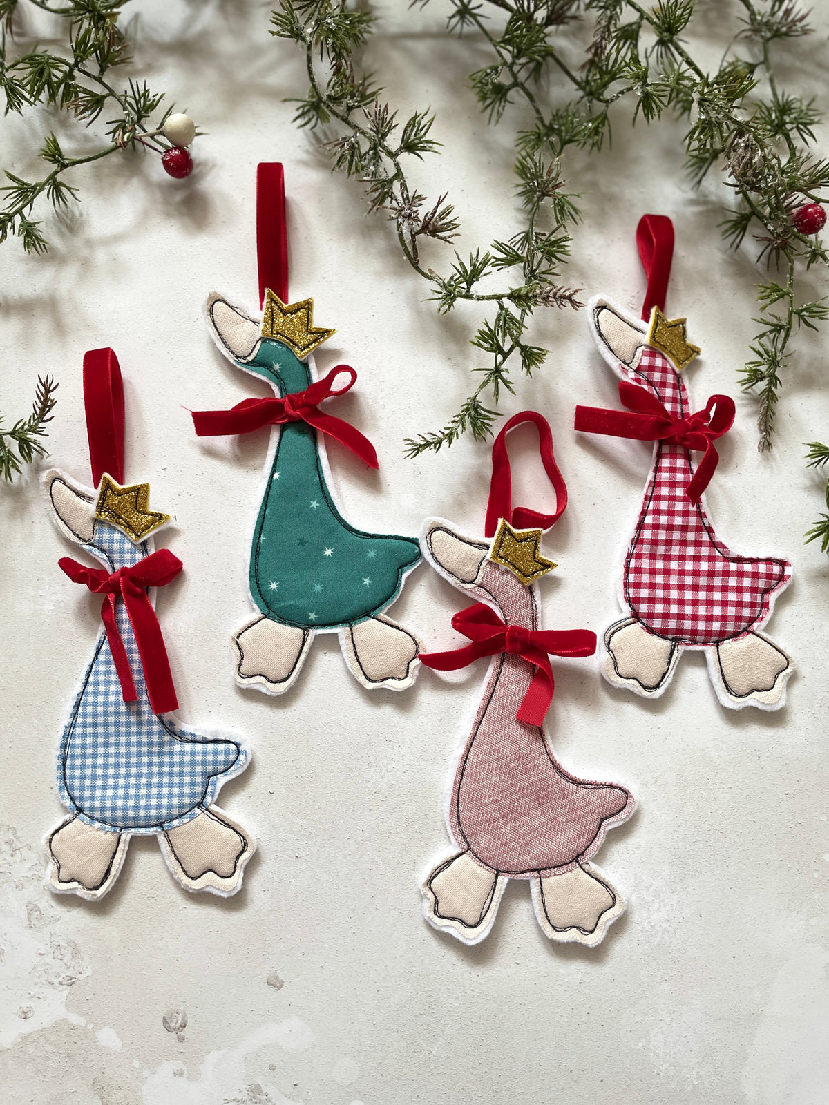 Christmas Goose hanging decoration