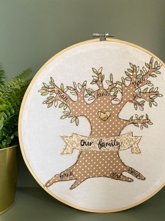 Personalised family tree picture family tree keepsake