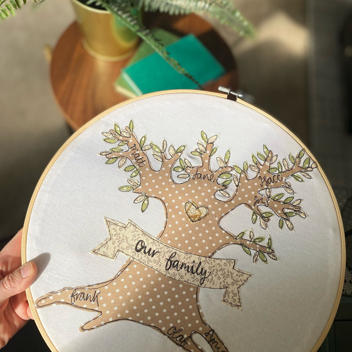 Personalised family tree picture family tree keepsake