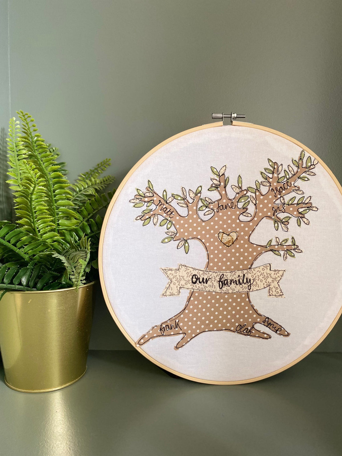 Personalised family tree picture family tree keepsake