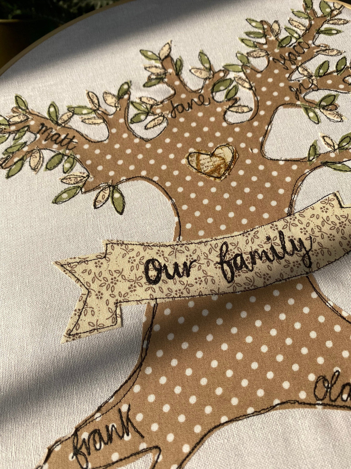 Personalised family tree picture family tree keepsake