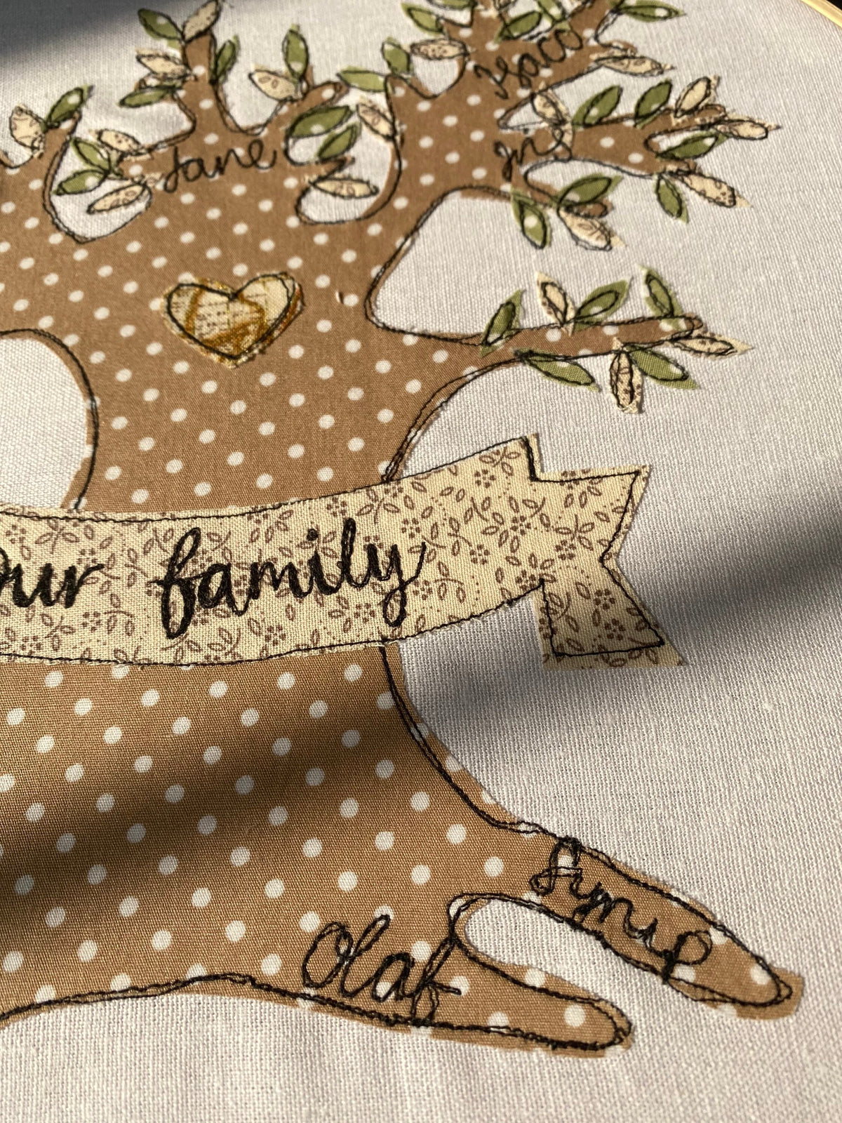 Personalised family tree picture family tree keepsake