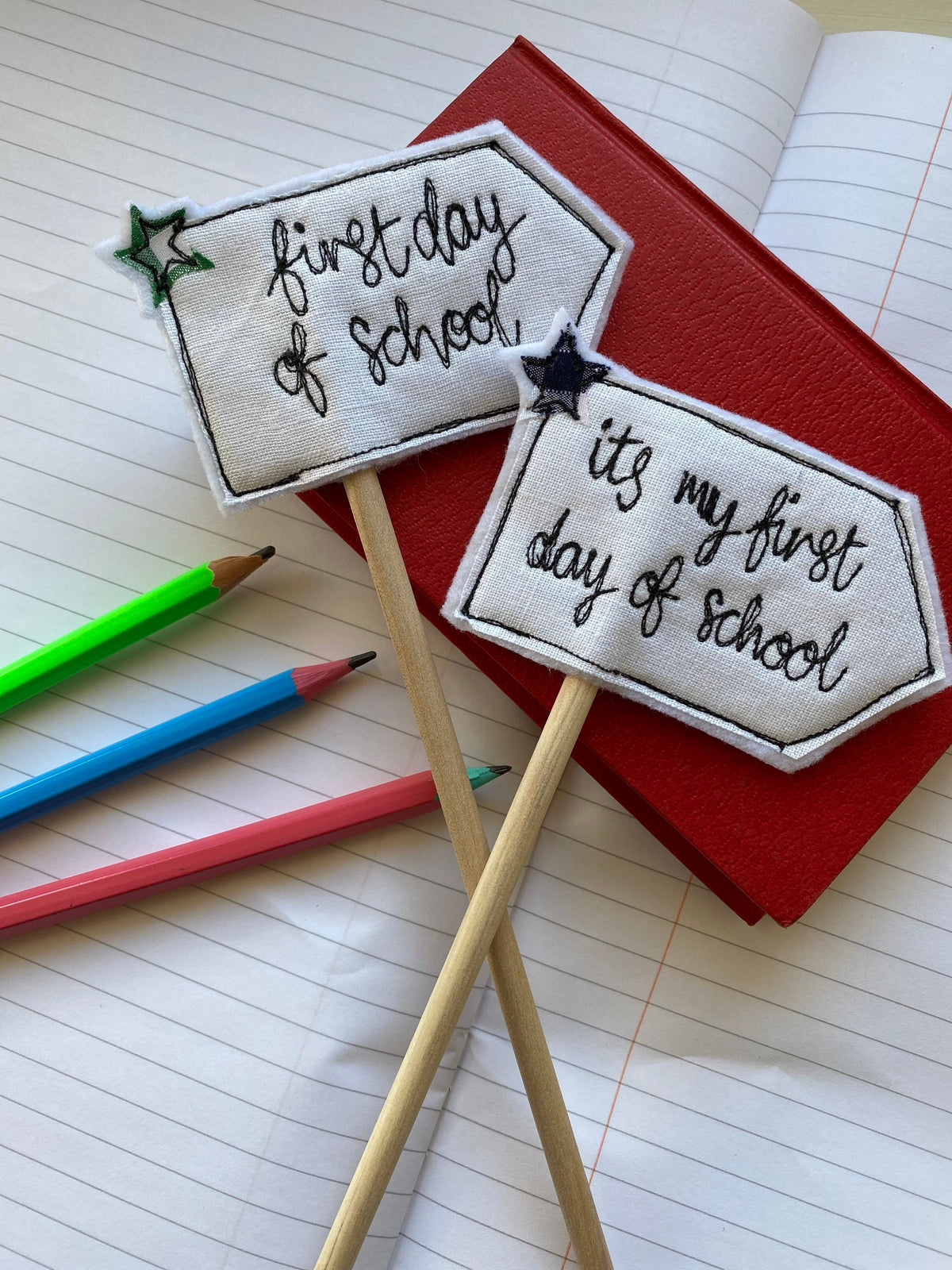 First day of school flag decorative flag