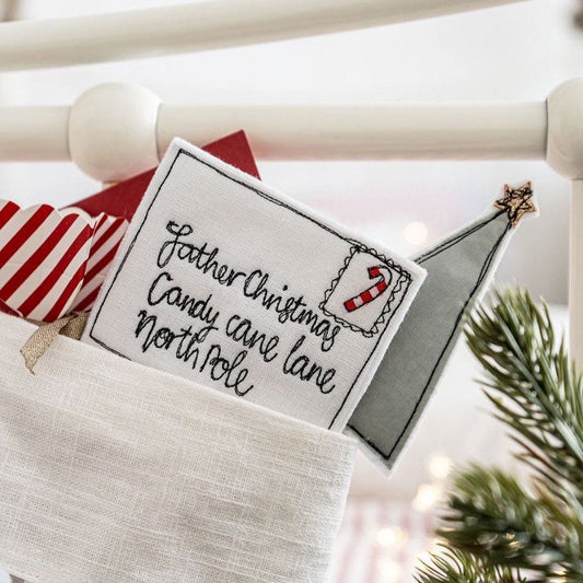 Father Christmas letter christmas decoration christmas cake topper