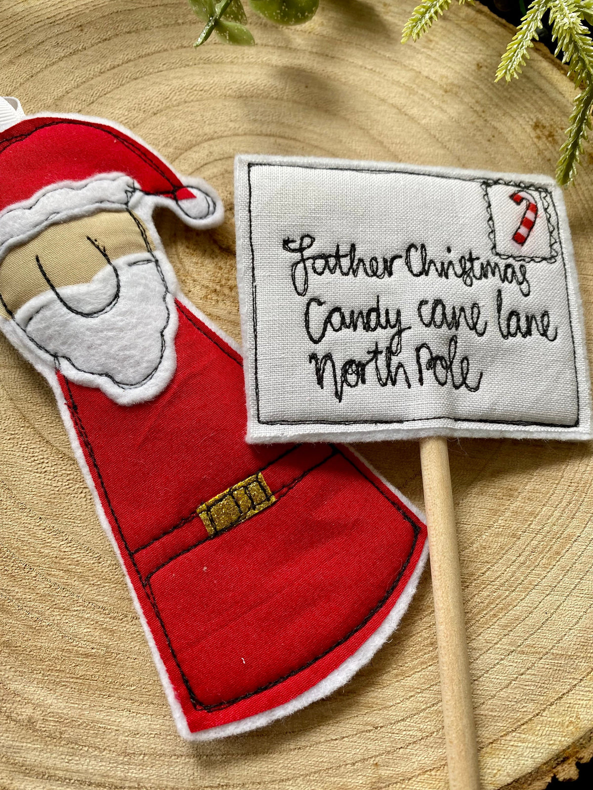 Father Christmas letter christmas decoration christmas cake topper