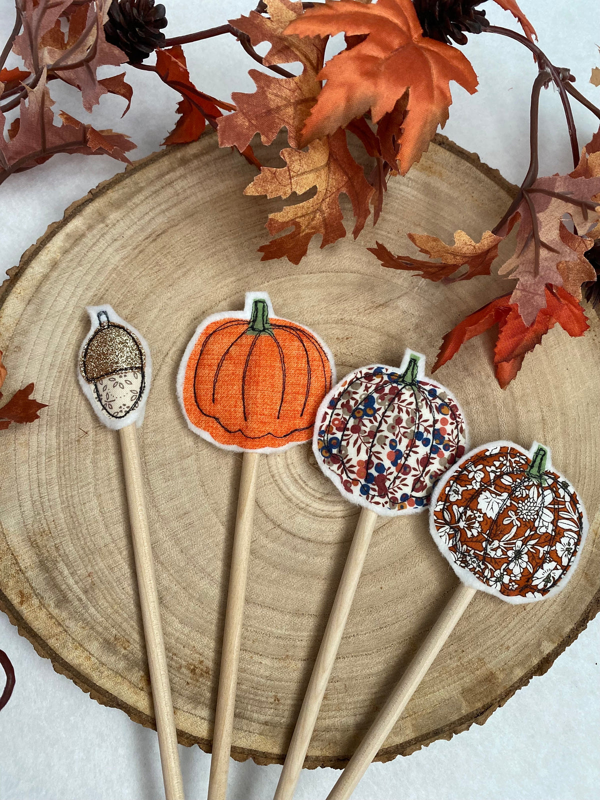 Pumpkin pick plant decoration