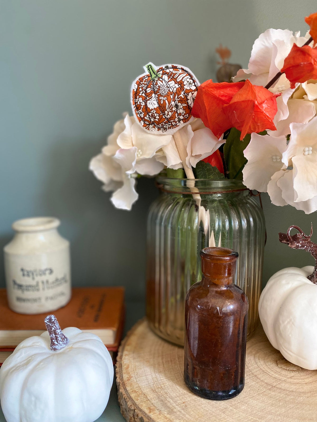 Pumpkin pick plant decoration