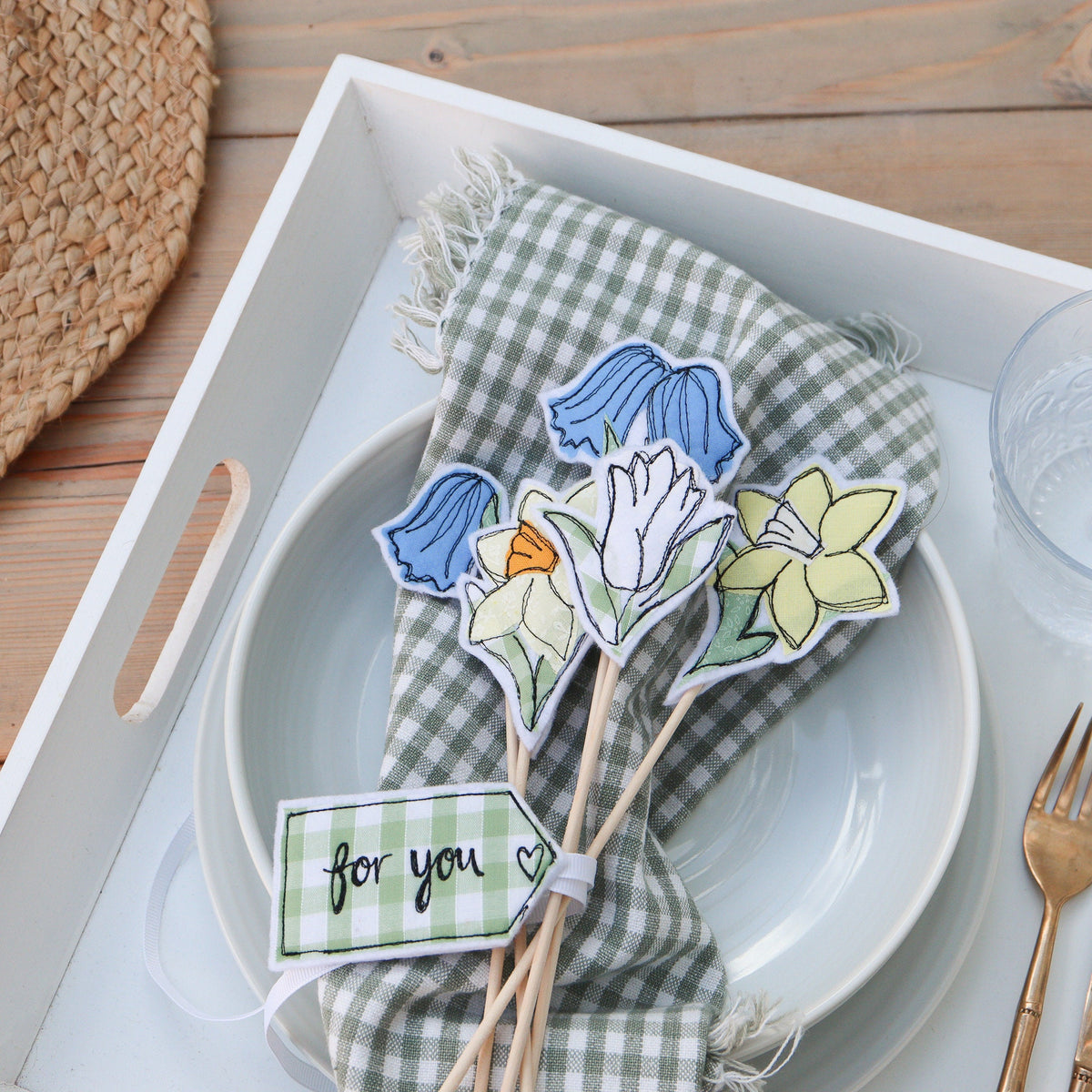 Spring Flowers Personalised Flowers