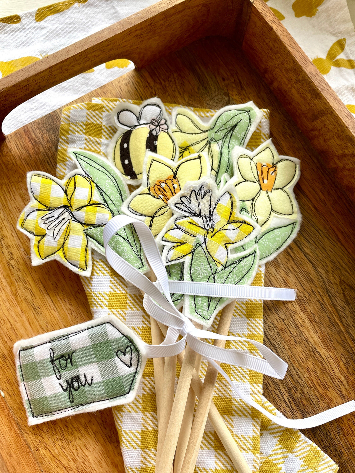 Spring Daffodils Bunch of Flowers Mothers Day Gift