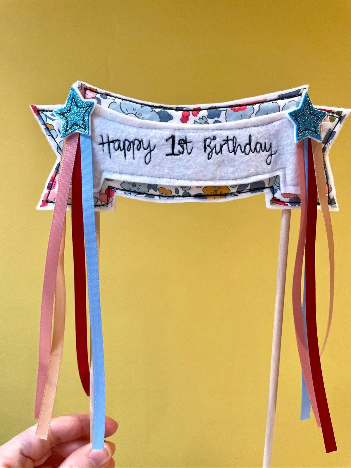 Liberty Happy Birthday Cake Topper