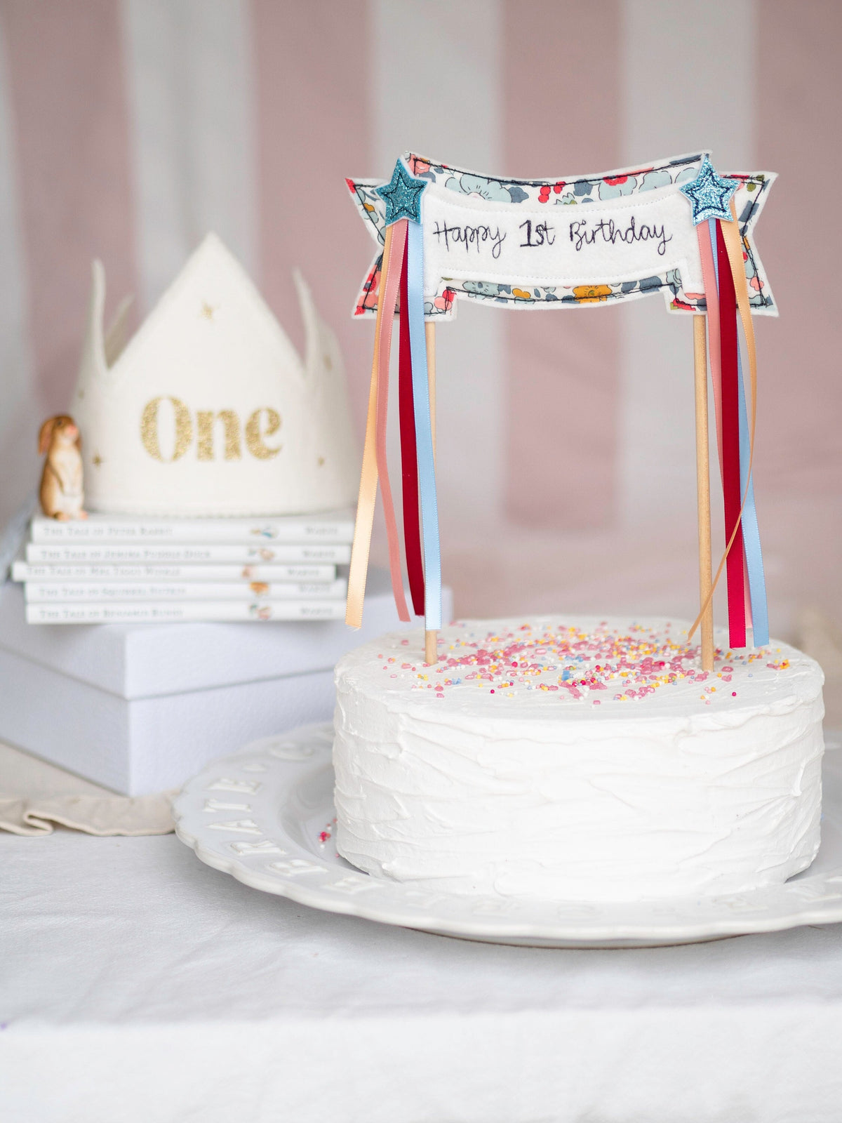 Liberty Happy Birthday Cake Topper