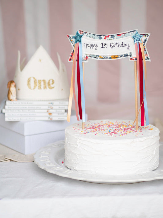 Liberty Happy Birthday Cake Topper