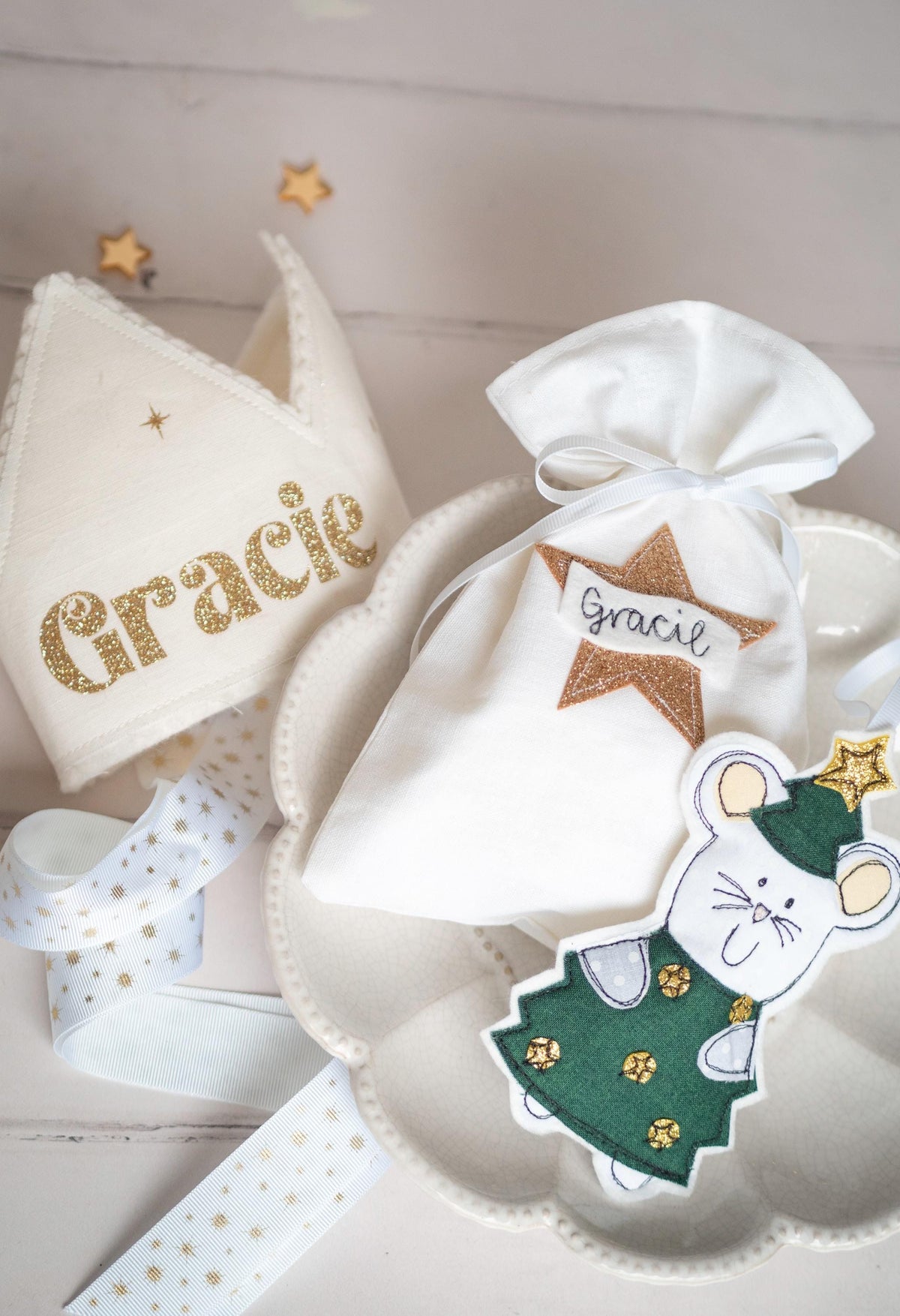 Christmas cracker alternative table gift bag
