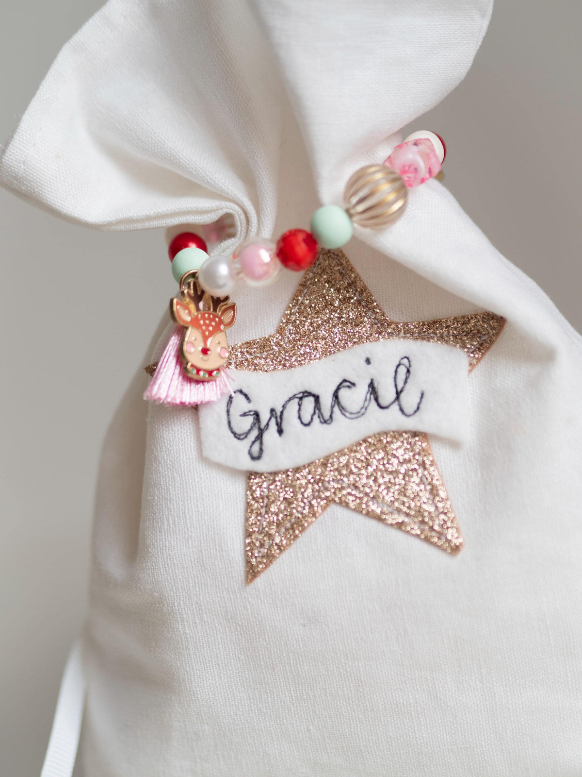 Christmas cracker alternative table gift bag