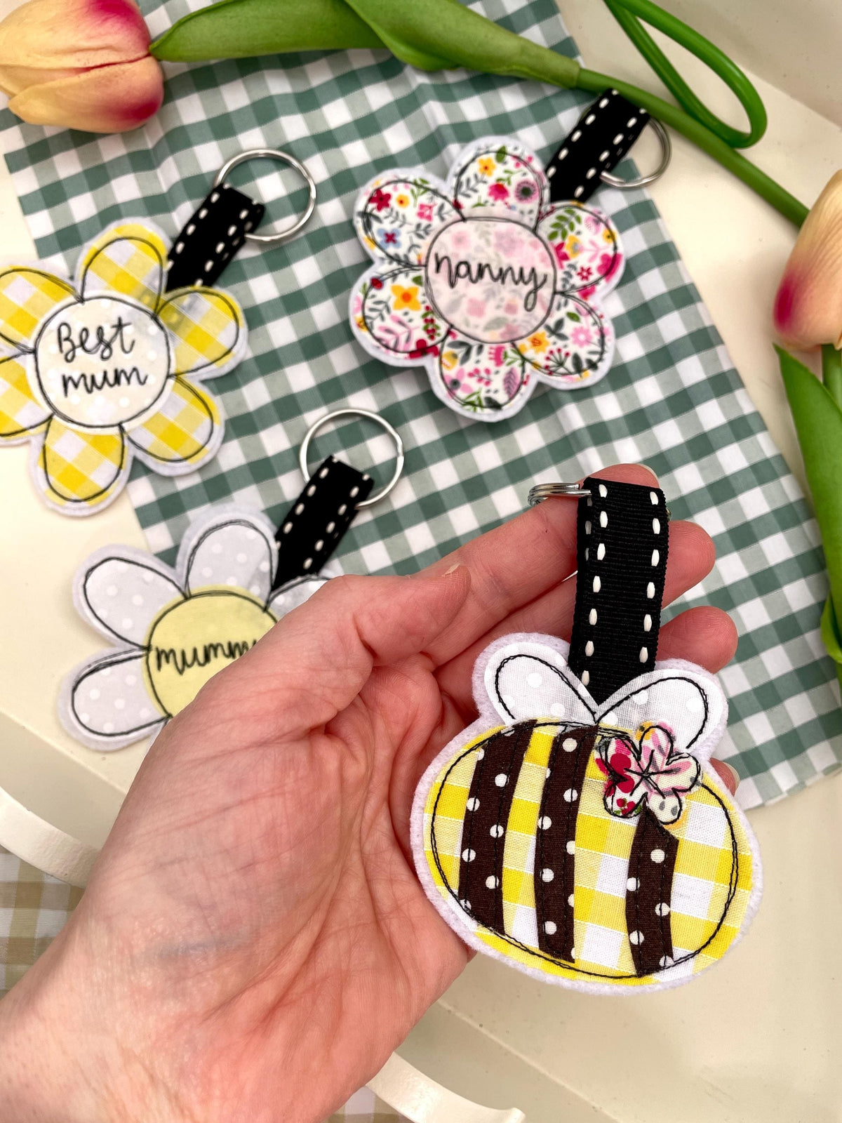 Mothers Day keyring flower collection