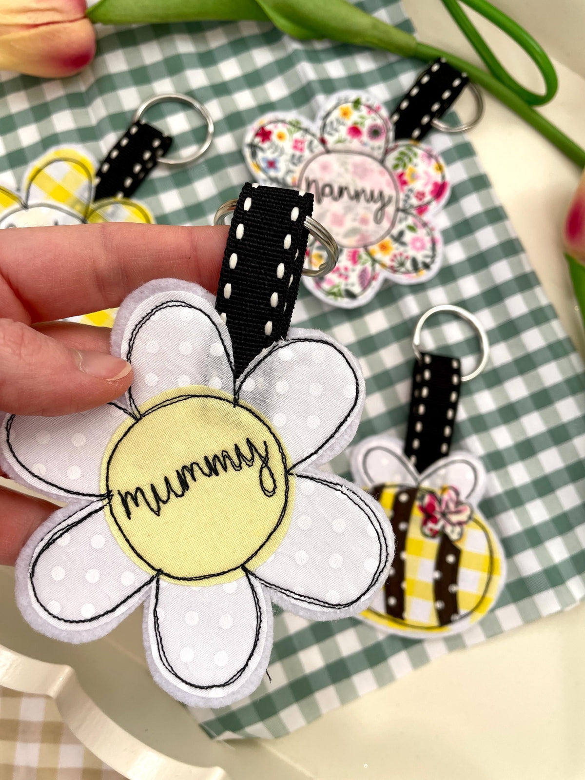 Mothers Day keyring flower collection