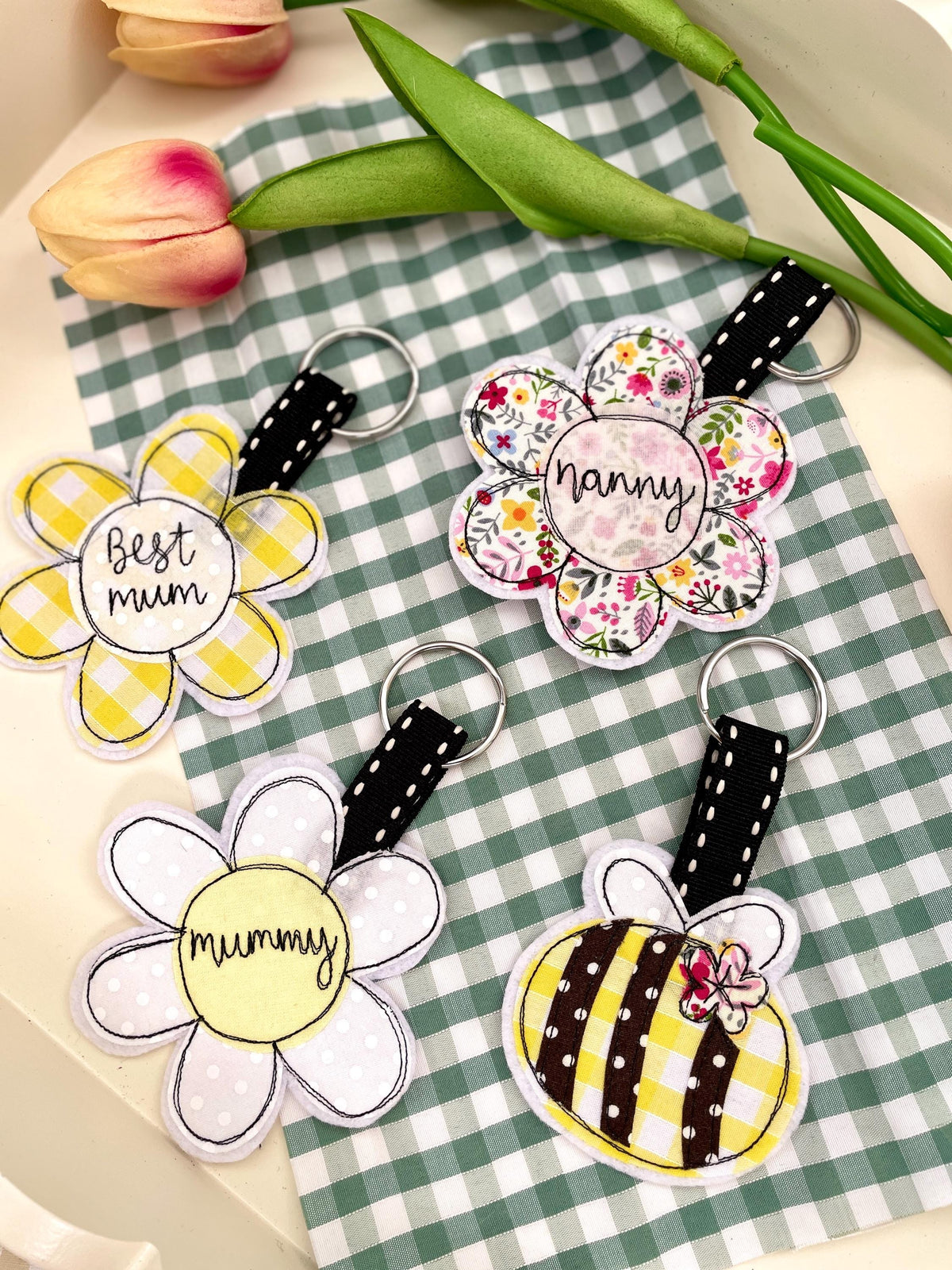 Mothers Day keyring flower collection