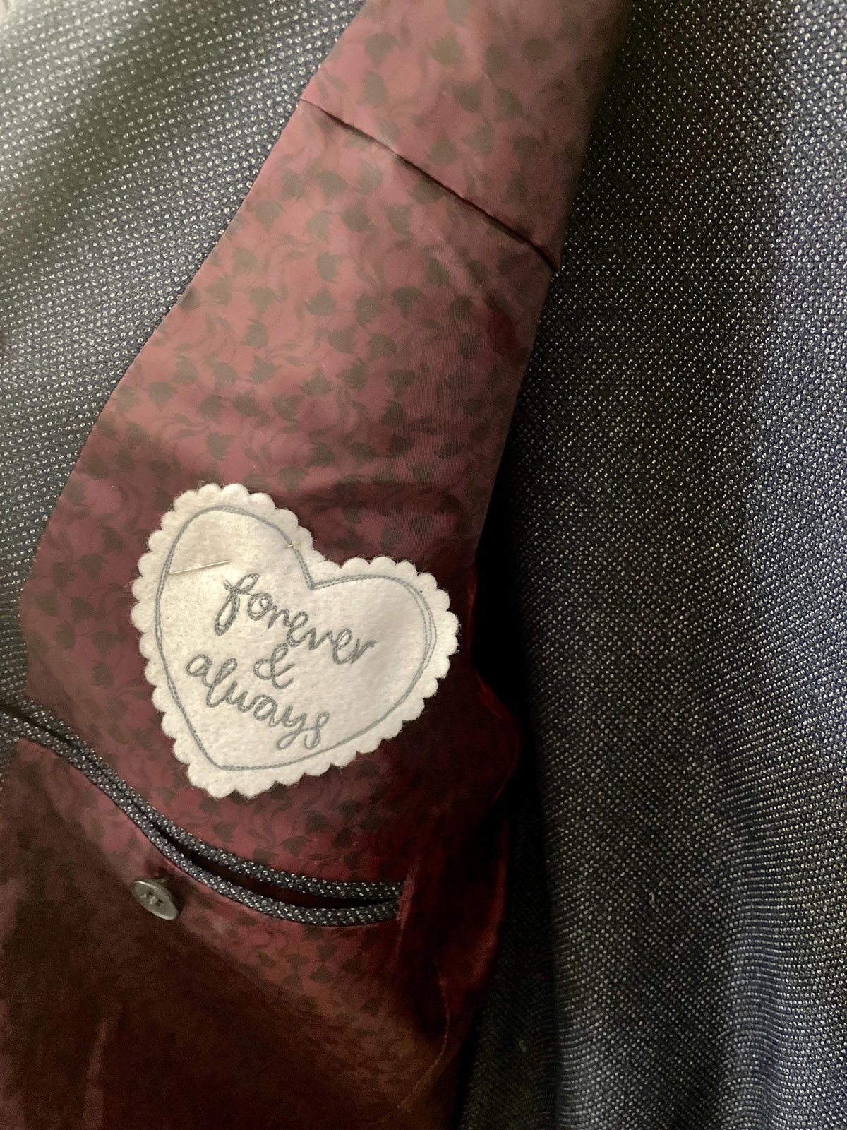 Personalised Embroidered Tie Patch