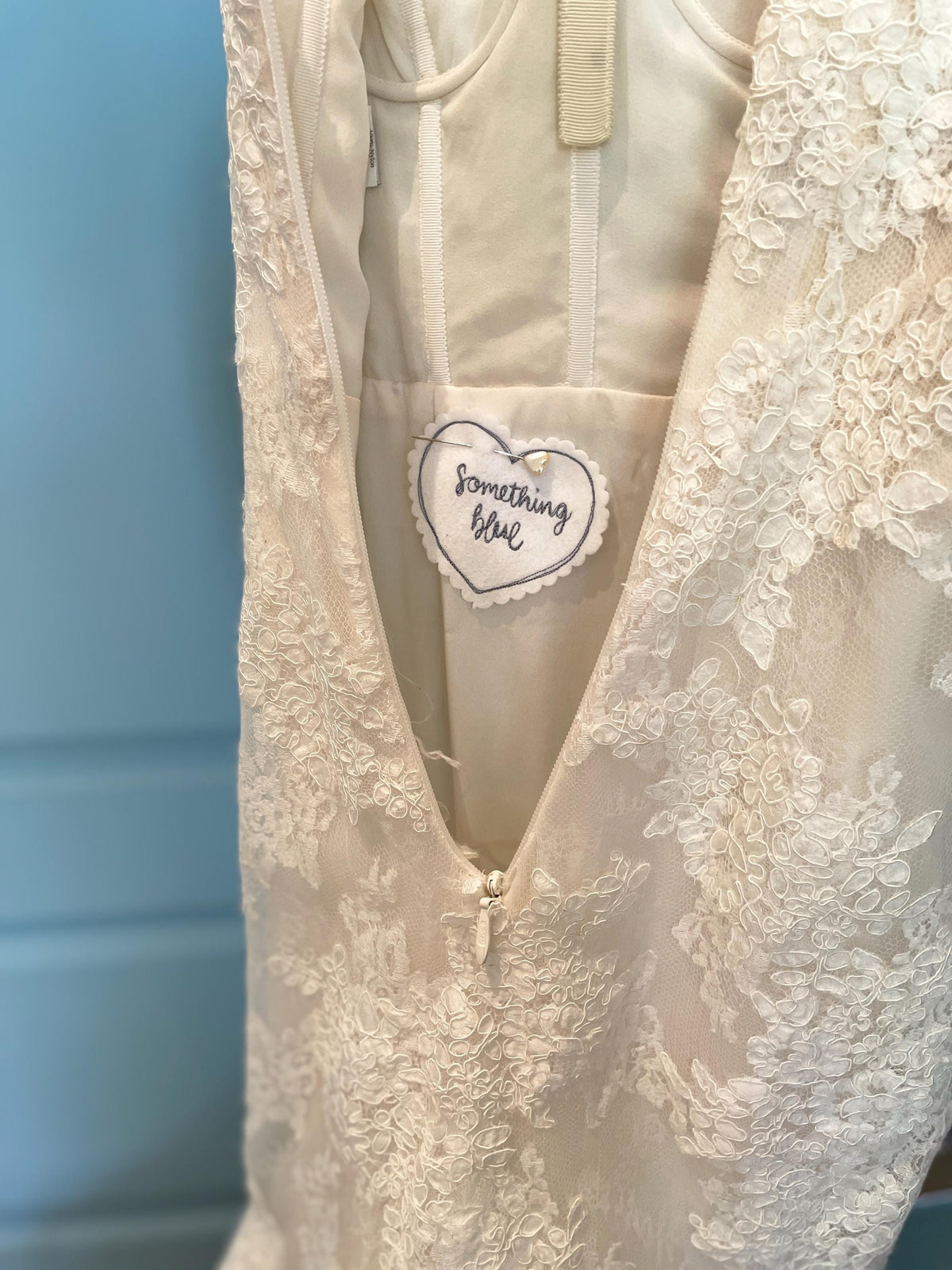 Personalised Embroidered Wedding Dress Patch
