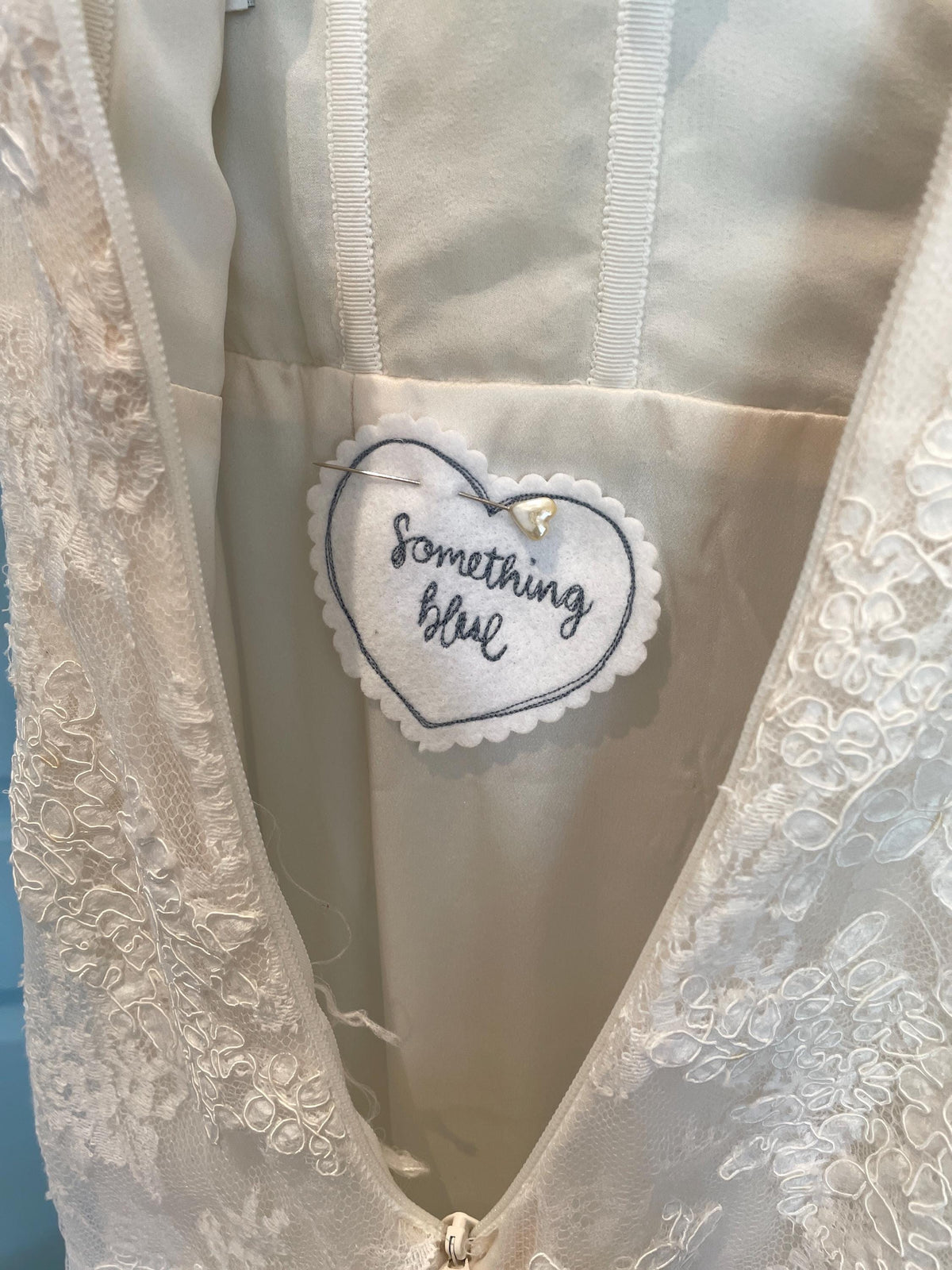 Personalised Embroidered Wedding Dress Patch